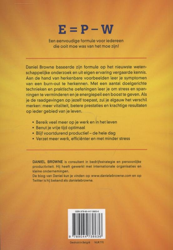Achterkant van De energieformule