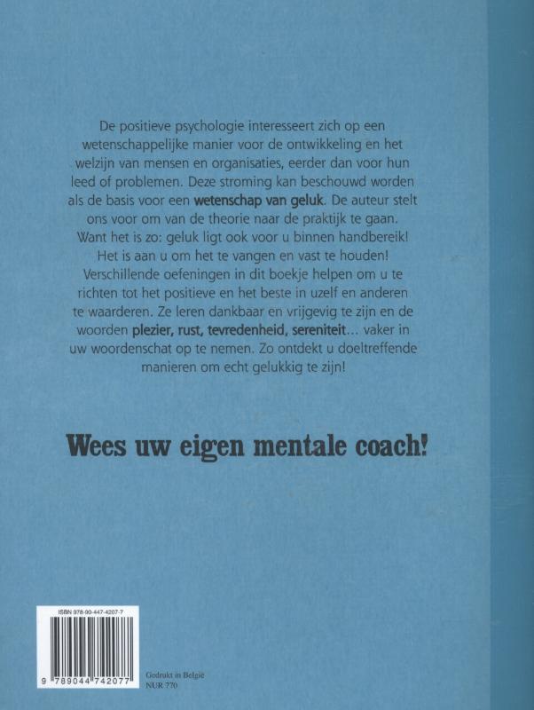 Achterkant van Positieve psychologie