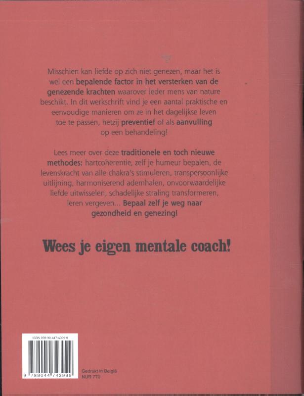 Achterkant van De genezende kracht van liefde