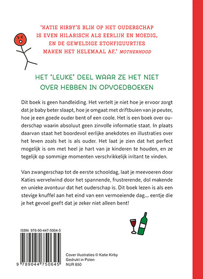 Achterkant van Ouderschap zoals het is