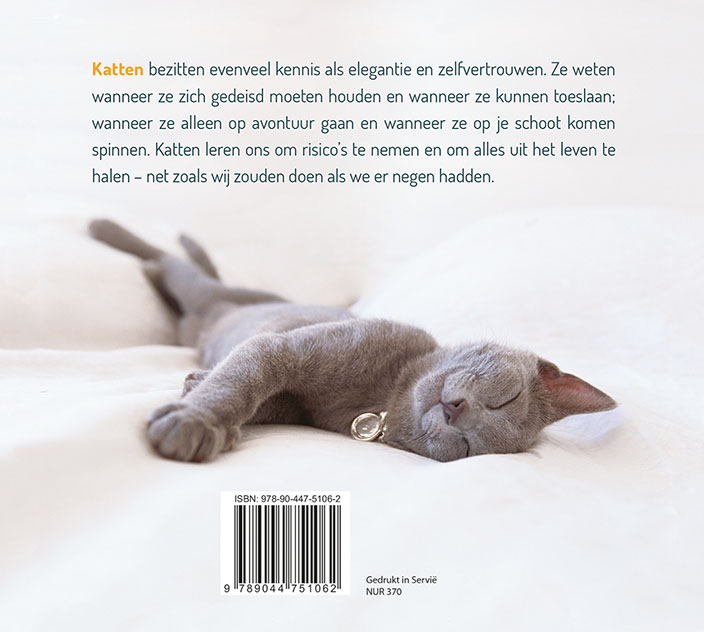 Achterkant van Wat we van katten kunnen leren