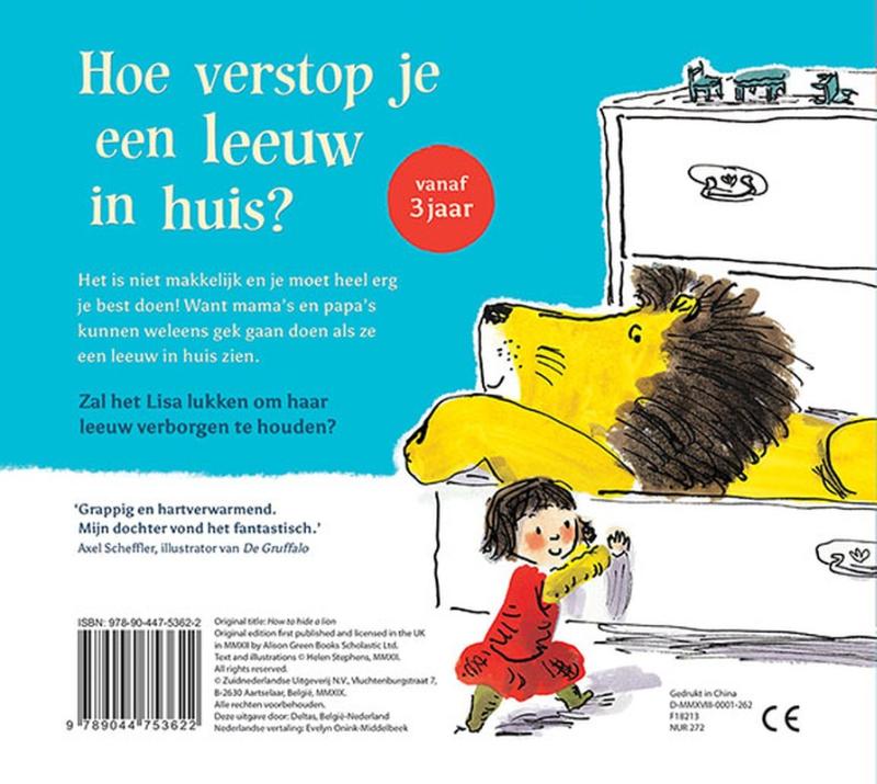 Achterkant van Hoe verstop je een leeuw?