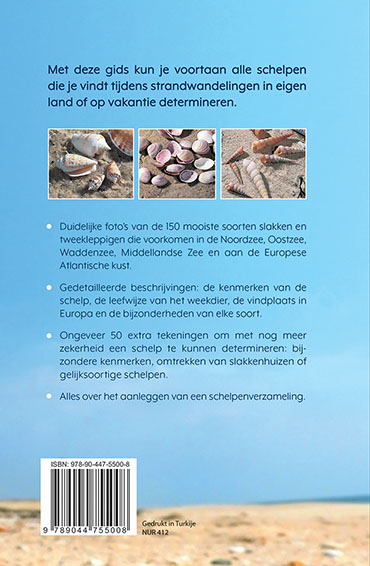 Achterkant van De complete schelpengids