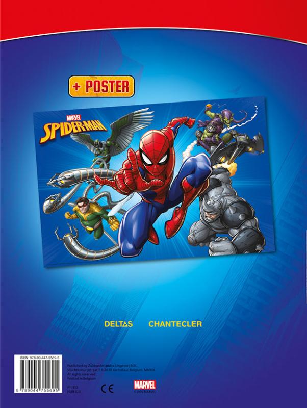 Achterkant van Spider-Man Viva Colorama