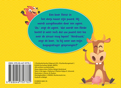 Achterkant van Hi-ha-hilarische moppenboek voor kinderen