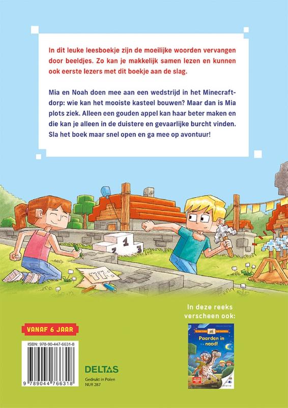 Achterkant van We bouwen een kasteel!
