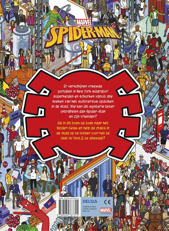 Achterkant van Waar is Spider-man nu weer?