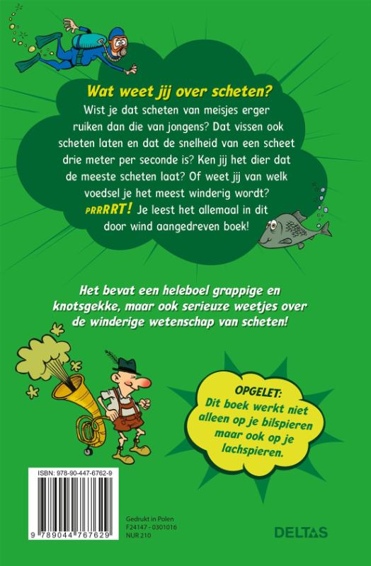Achterkant van Het megacoole schetenboek