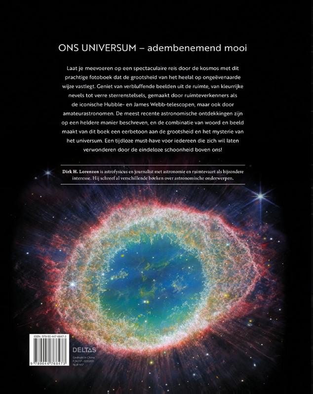 Achterkant van De pracht van ons universum