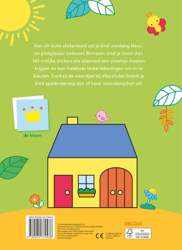 Achterkant van 3-5 jaar