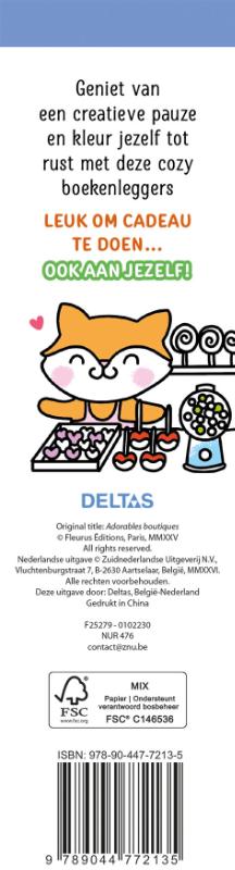 Achterkant van De mooiste kleurboekenleggers om in te kleuren - Cozy Shops