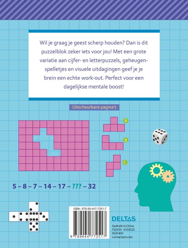 Achterkant van 101 Breinboosters