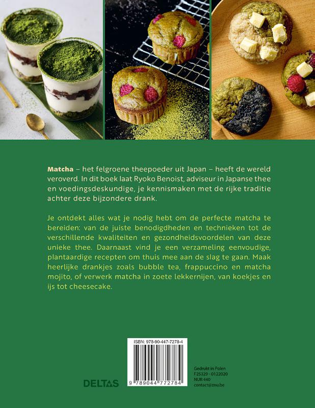 Achterkant van Puur Matcha