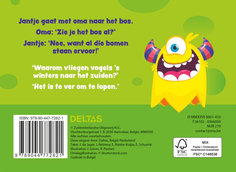 Achterkant van Het supergekke moppenboek voor kinderen