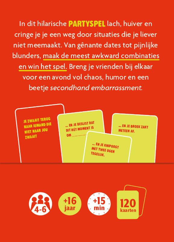 Achterkant van Awkward! - Partyspel