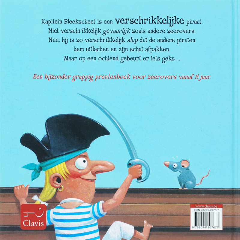 Achterkant van Kapitein Bleekscheet