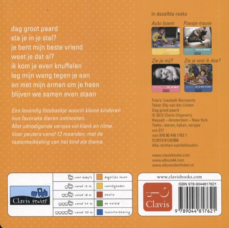 Achterkant van Dag groot paard