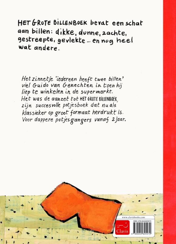 Achterkant van Het grote billenboek