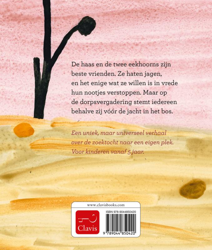 Achterkant van Jaag niet op ons