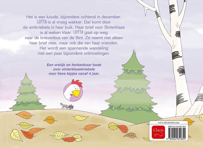 Achterkant van Lotta en de brieven voor de Sint