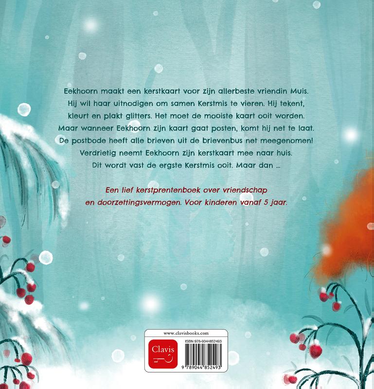 Achterkant van Een kerstkaart voor Muis