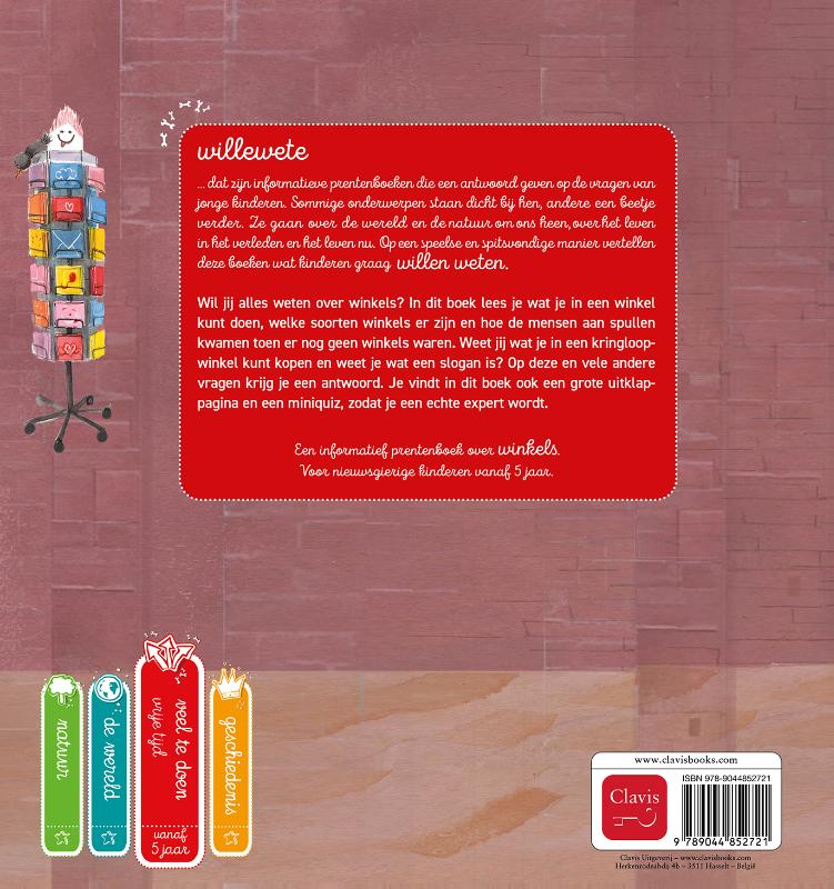 Achterkant van Naar de winkel