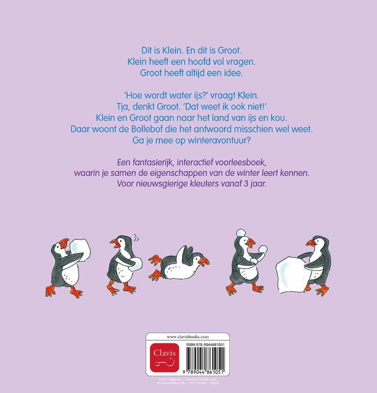 Achterkant van In het land van ijs en kou