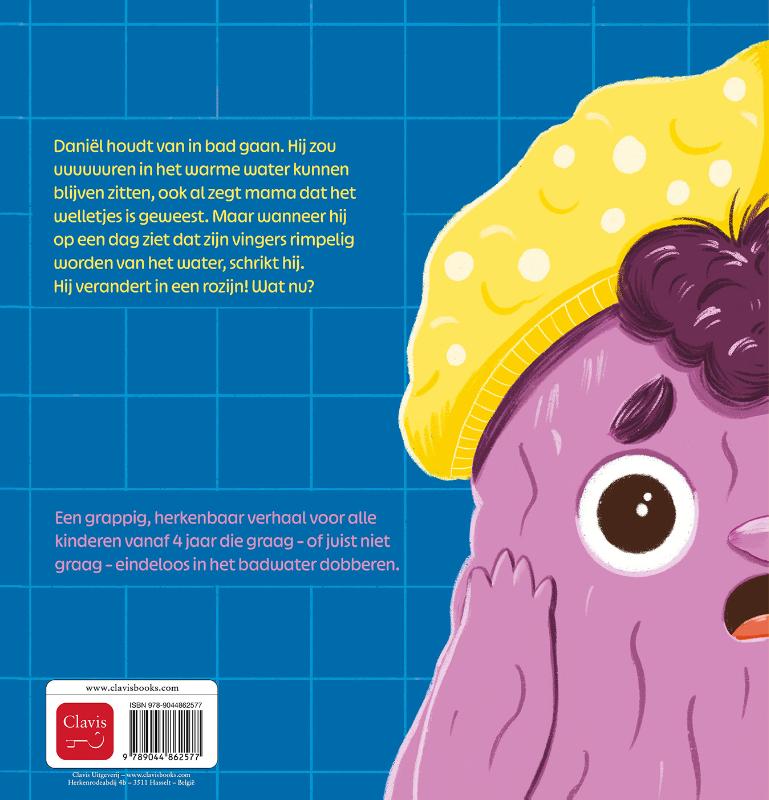 Achterkant van Help, ik verander in een rozijn!
