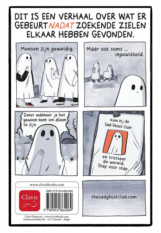 Achterkant van De Sad Ghost Club 2