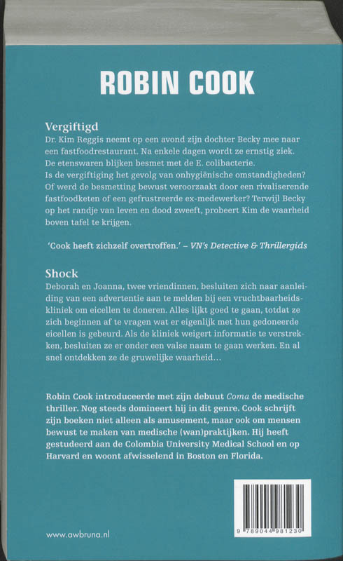 Achterkant van Vergiftigd & schok