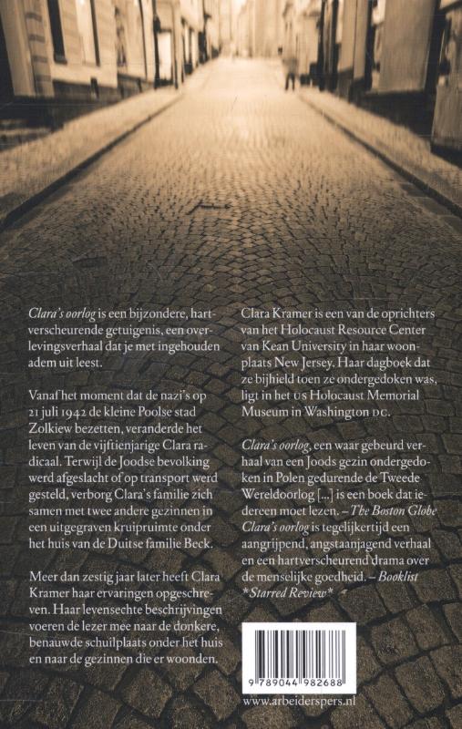 Achterkant van Clara's oorlog