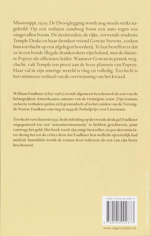 Achterkant van Toevlucht