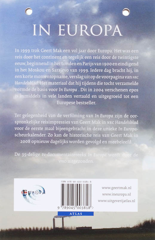 Achterkant van 2008