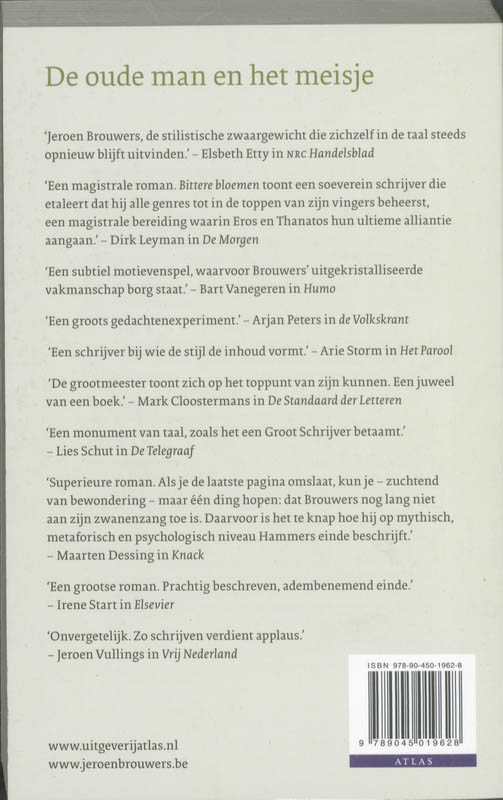 Achterkant van Bittere bloemen