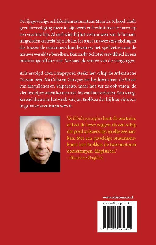 Achterkant van De blinde passagiers