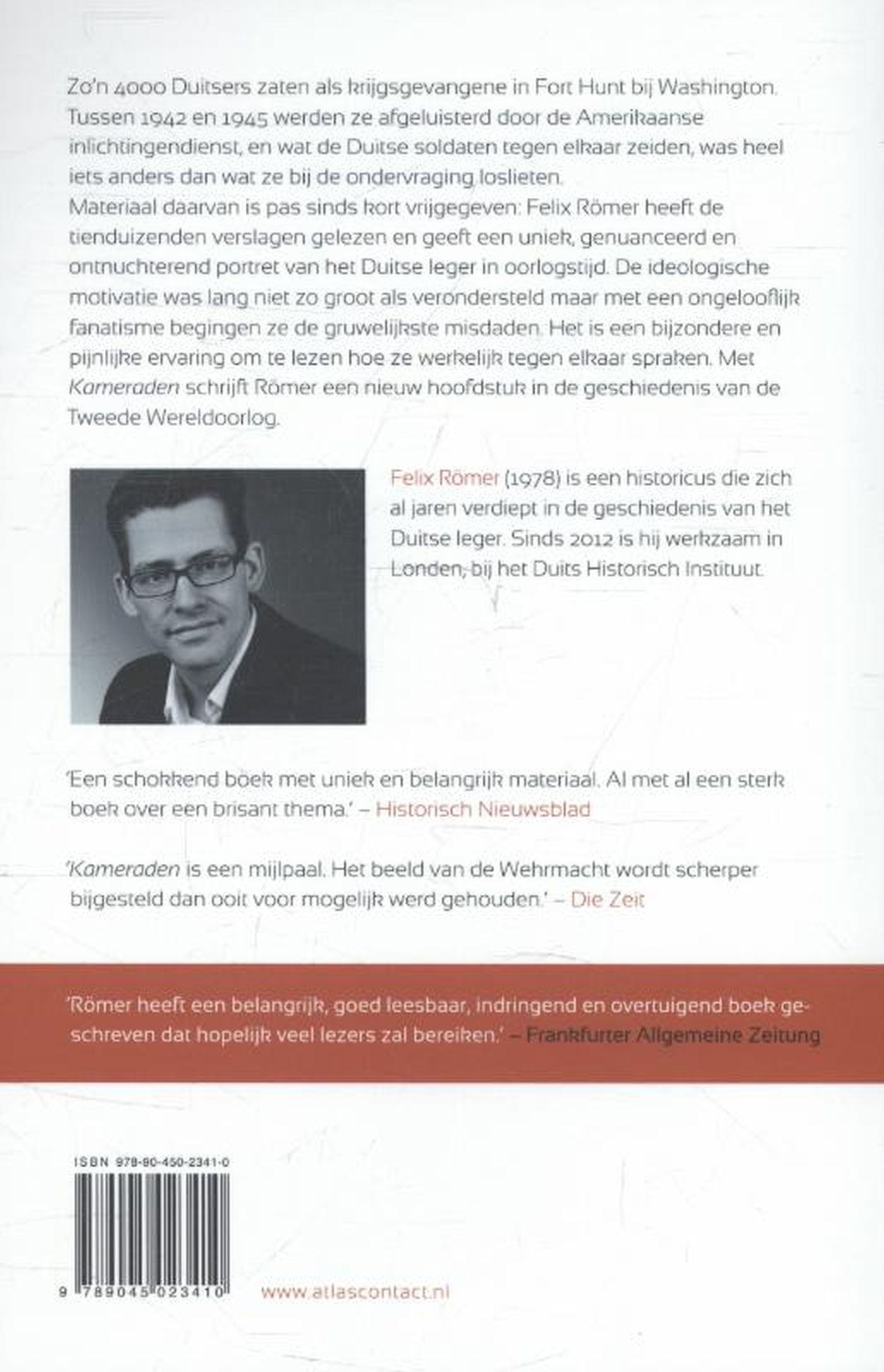 Achterkant van Kameraden