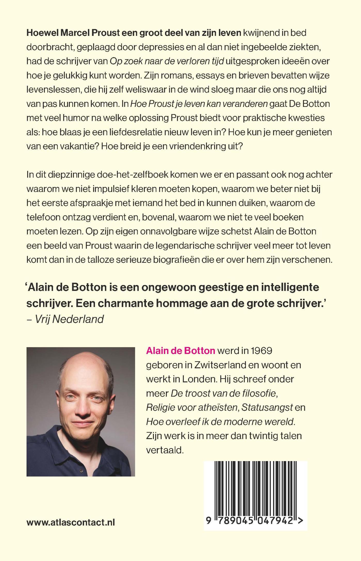 Achterkant van Hoe Proust je leven kan veranderen