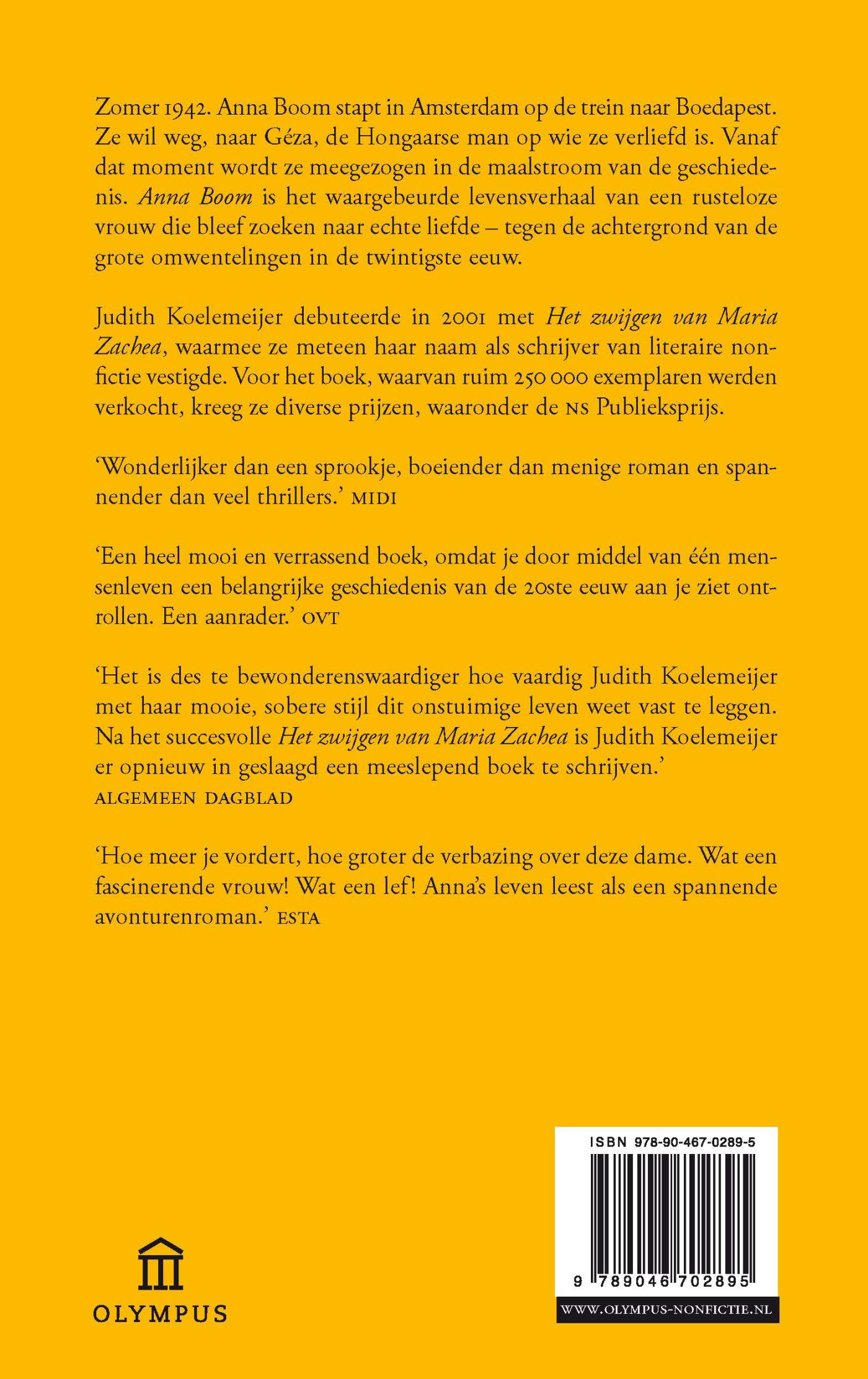 Achterkant van Anna Boom