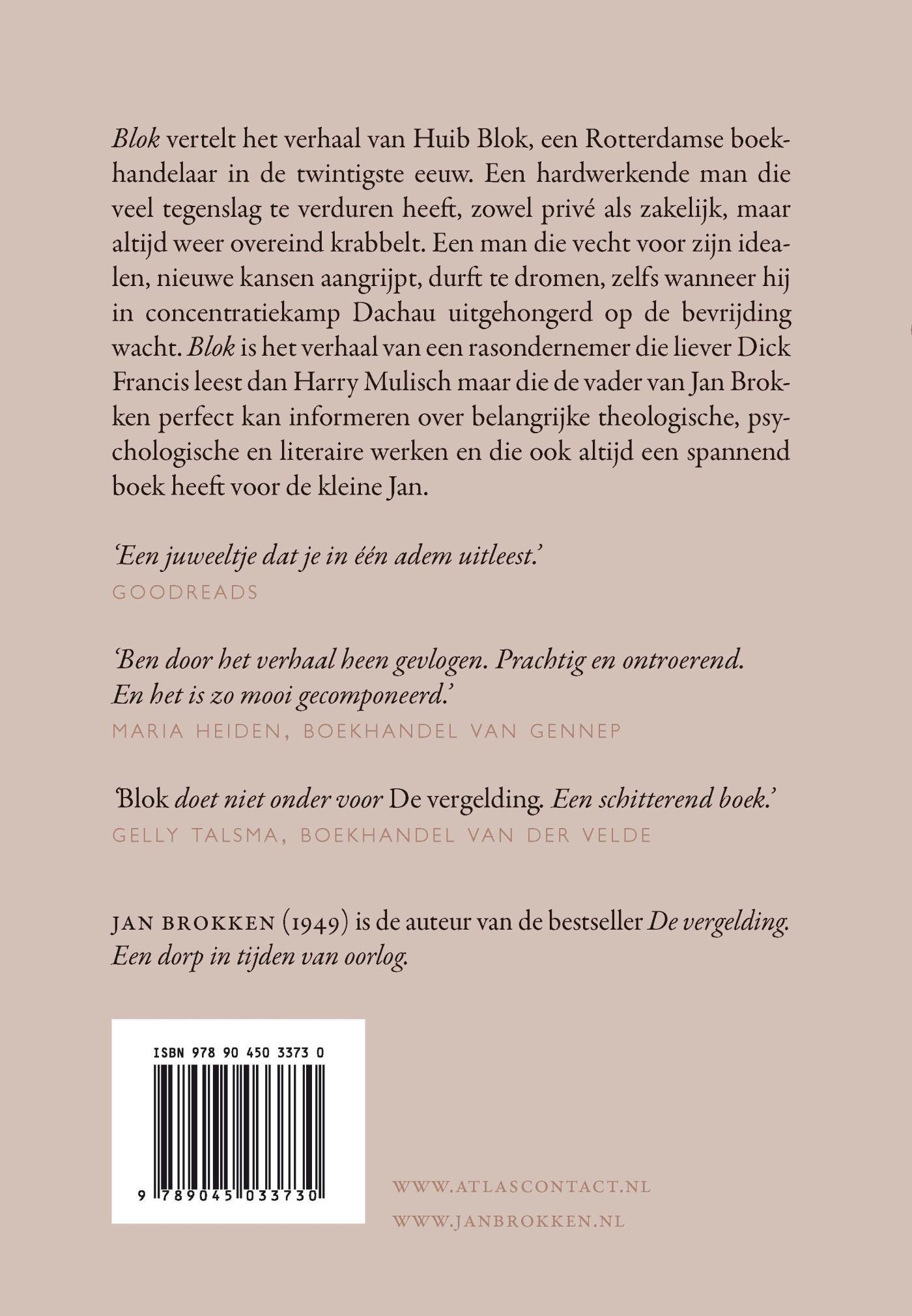 Achterkant van Blok