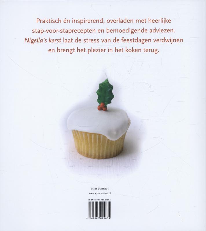 Achterkant van Nigella's kerst