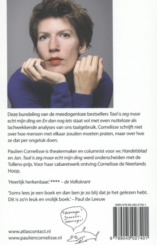 Achterkant van Taal is zeg maar echt mijn ding en dan nog iets