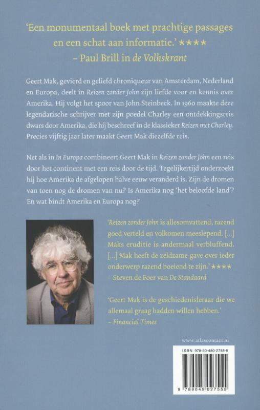 Achterkant van Reizen zonder John