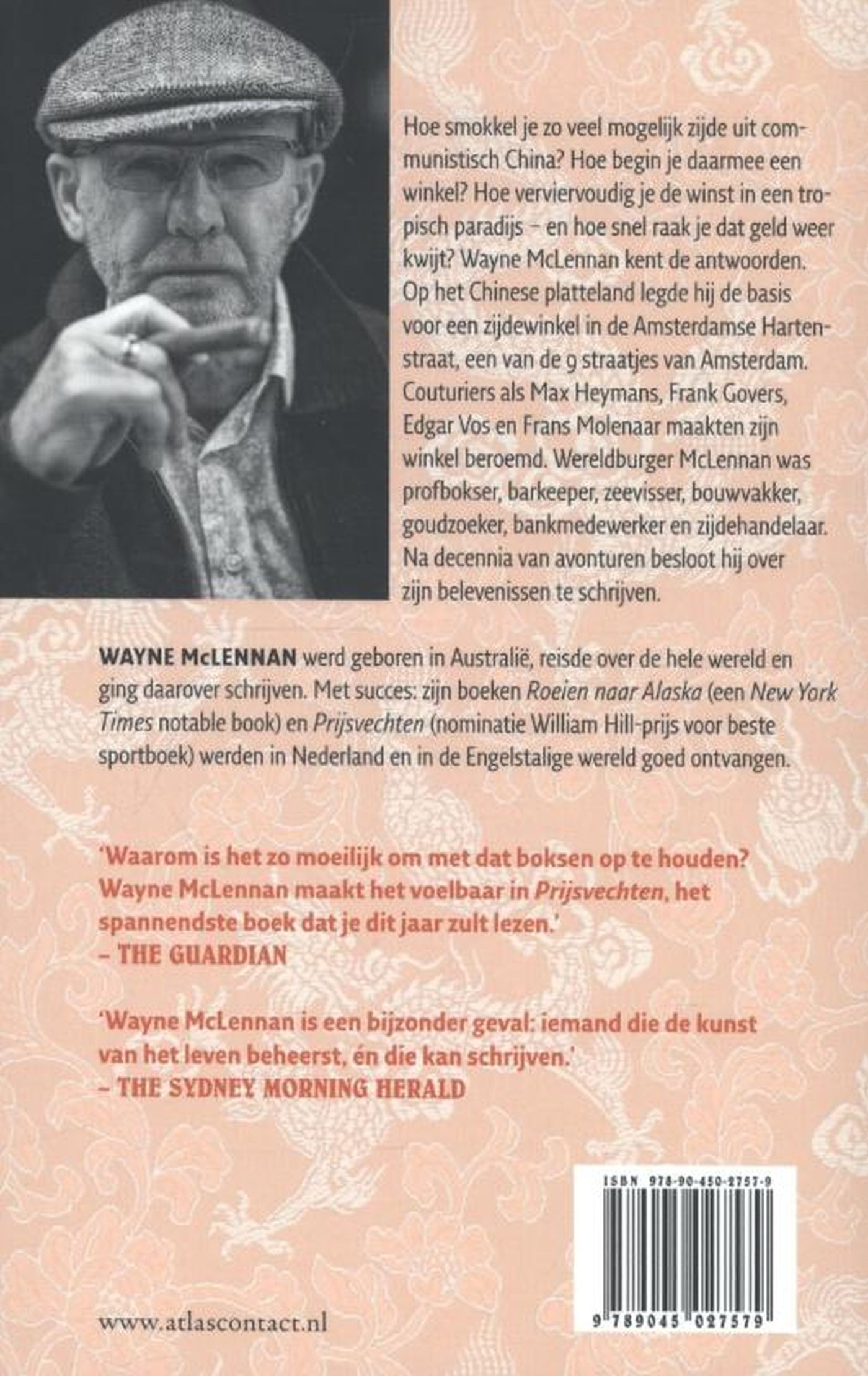 Achterkant van Zuivere zijde