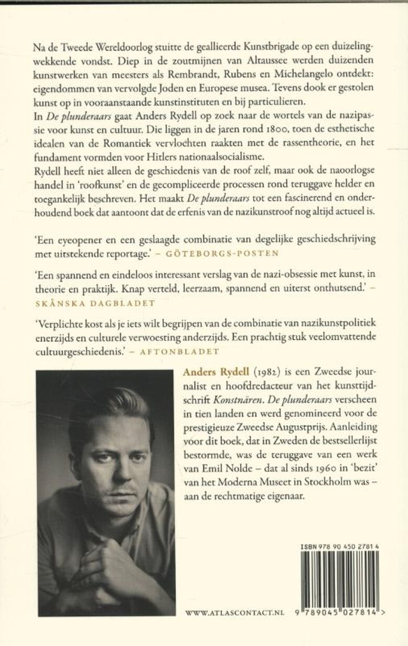 Achterkant van De plunderaars