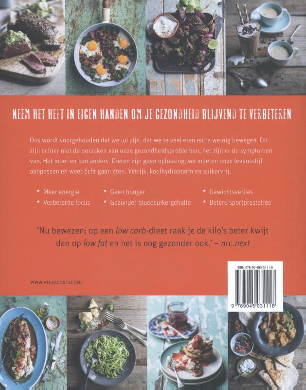 Achterkant van De real meal revolutie