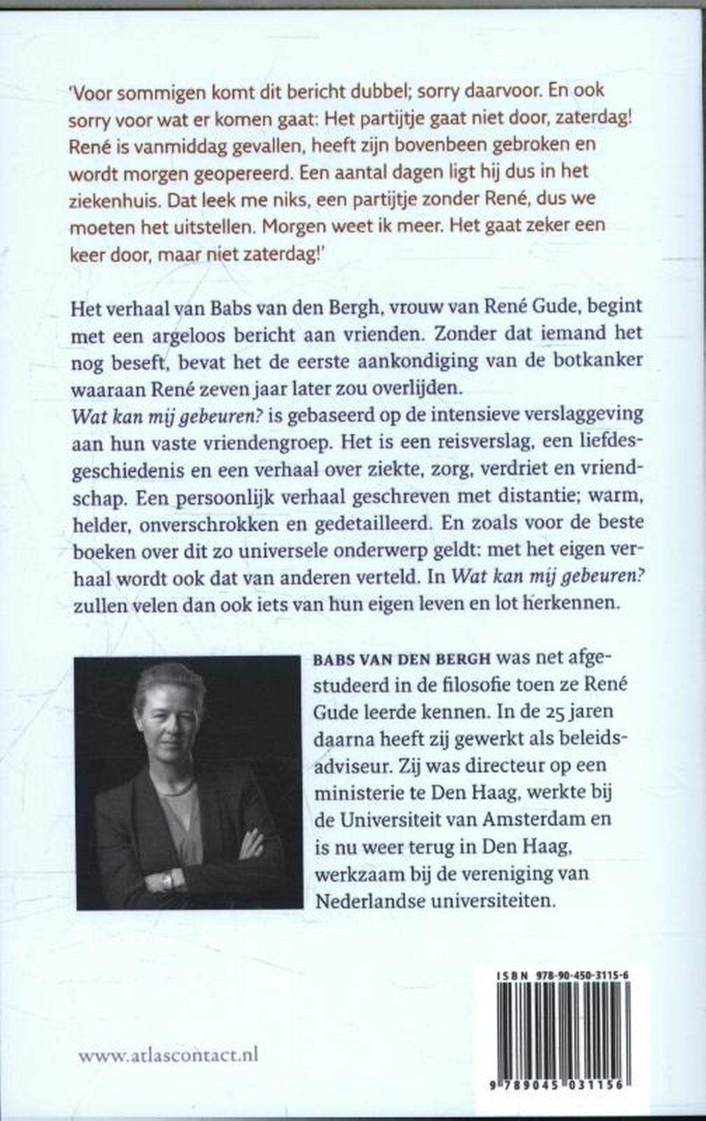 Achterkant van Wat kan mij gebeuren?