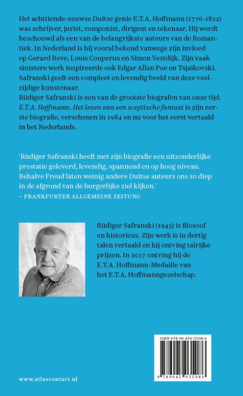 Achterkant van E.T.A. Hoffmann