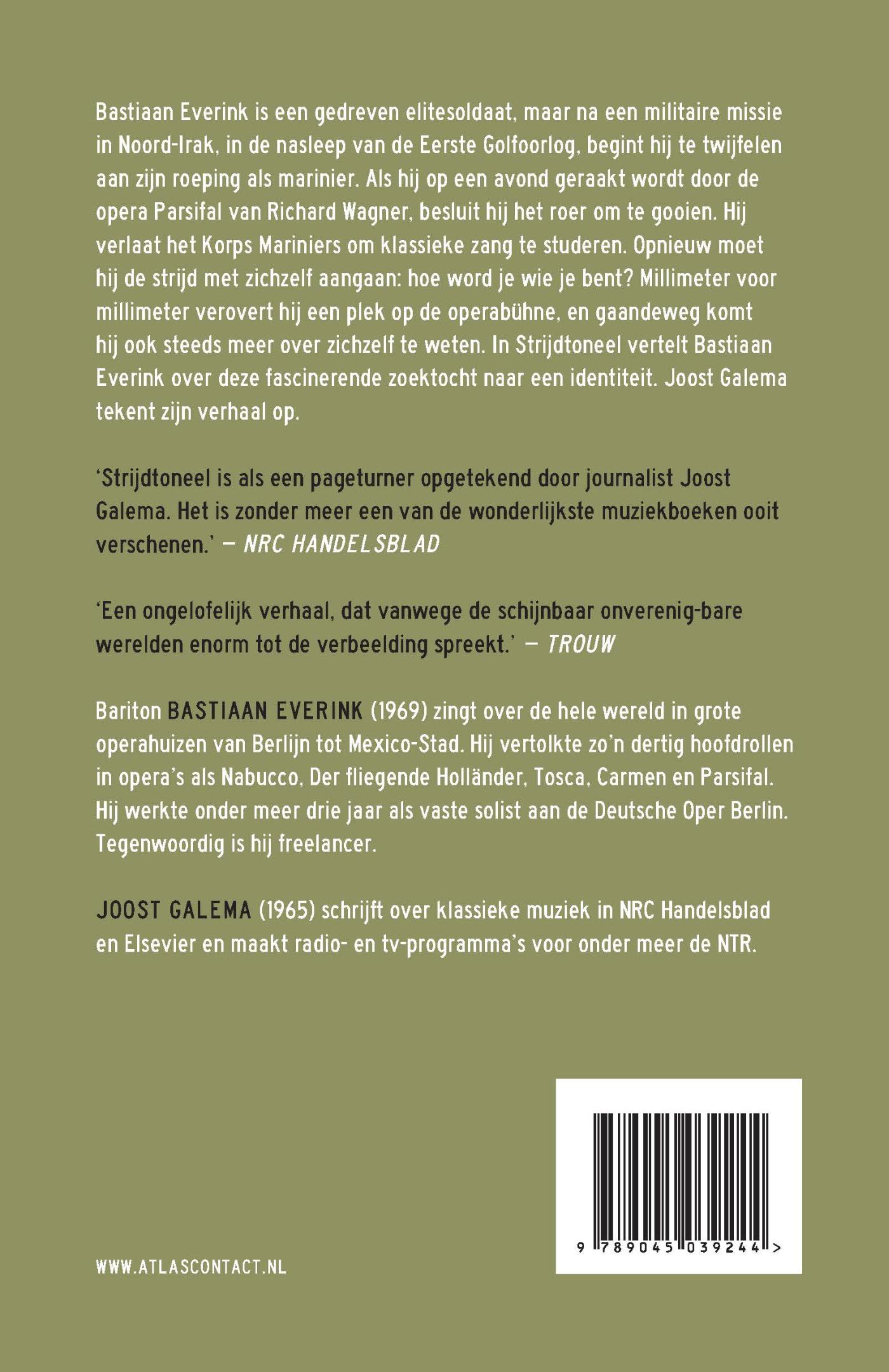 Achterkant van Strijdtoneel