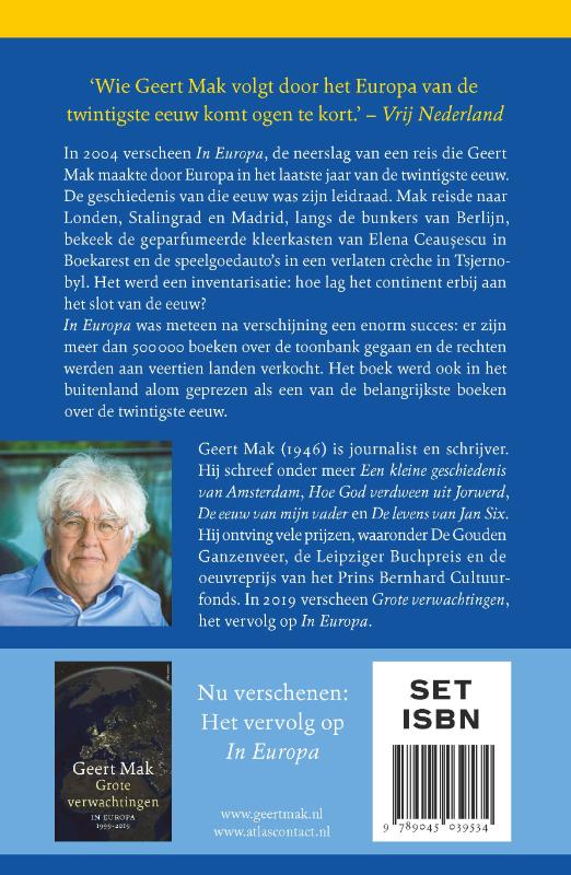 Achterkant van In Europa deel 1 & deel 2