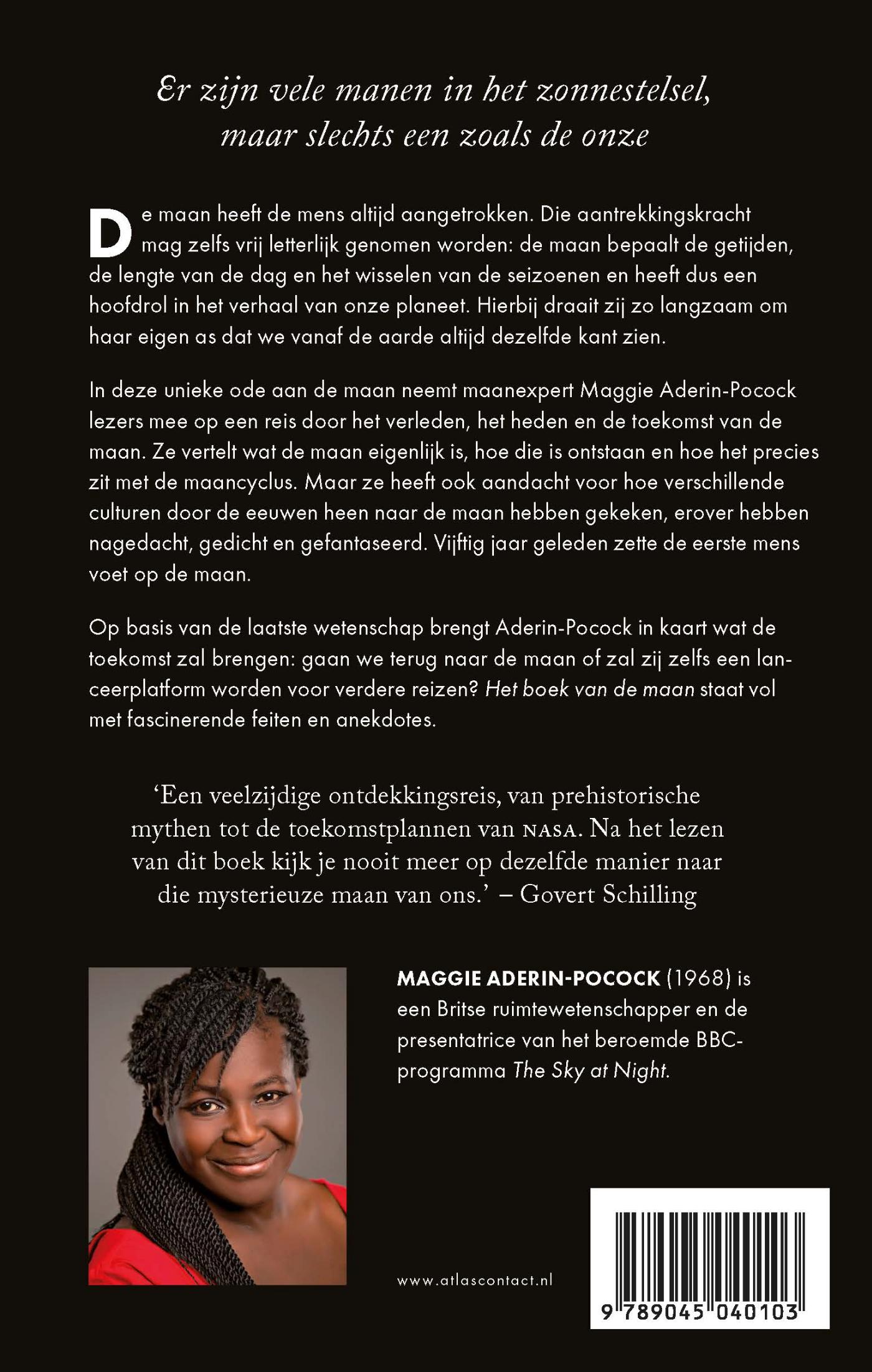 Achterkant van Het boek van de maan